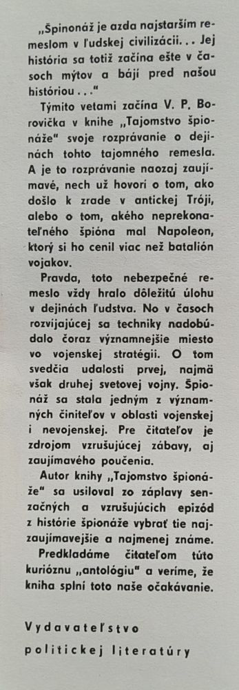 Tajomstvo špionáže 1. 2.