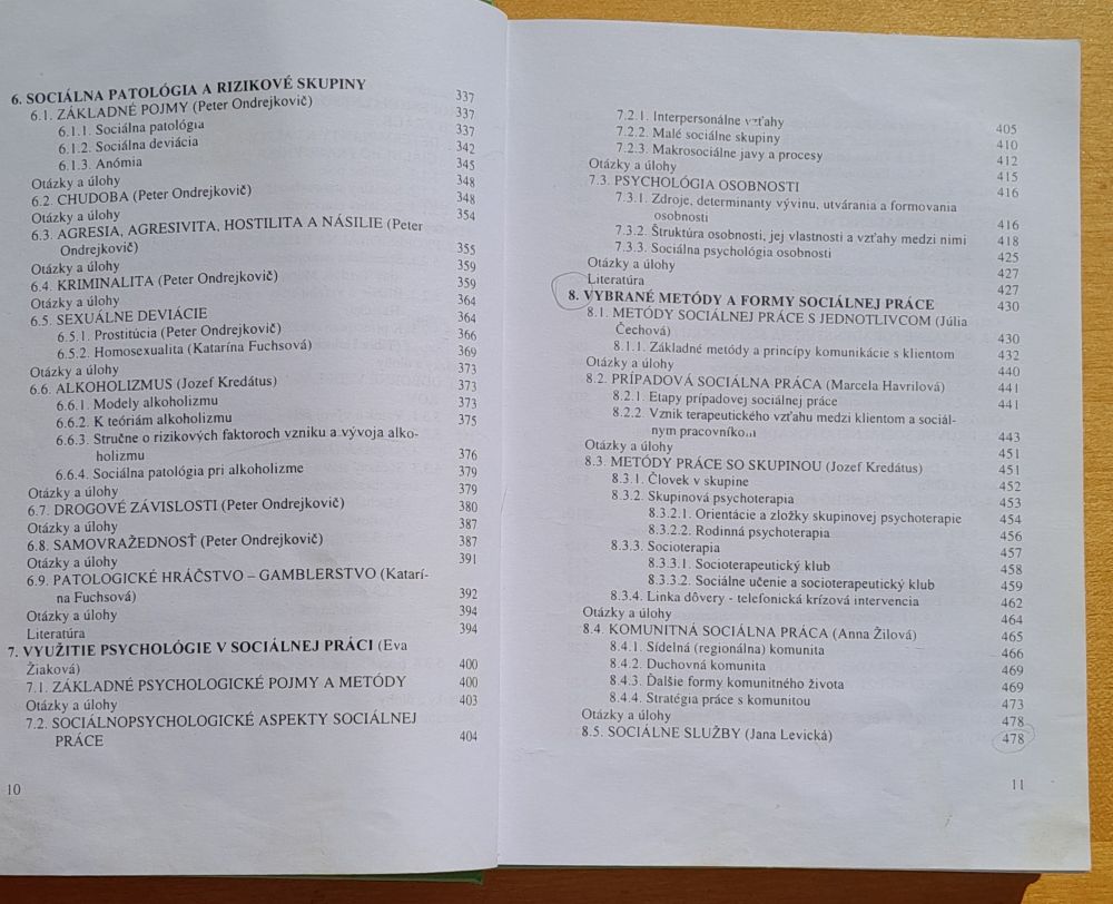 Sociálna práca / Kapitoly z dejín, teórie a metodiky sociálnej práce