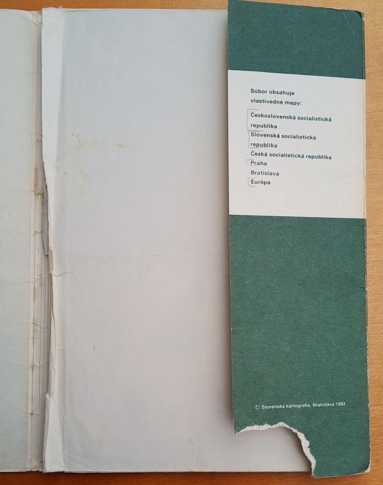 Súbor vlastivedných máp pre 4. ročník