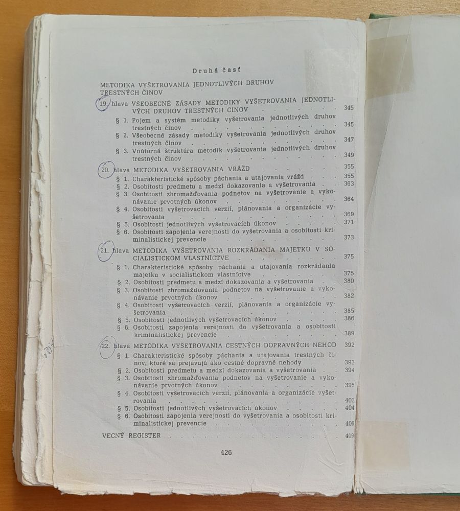 Kriminalistika - Úvod do kriminalistiky
