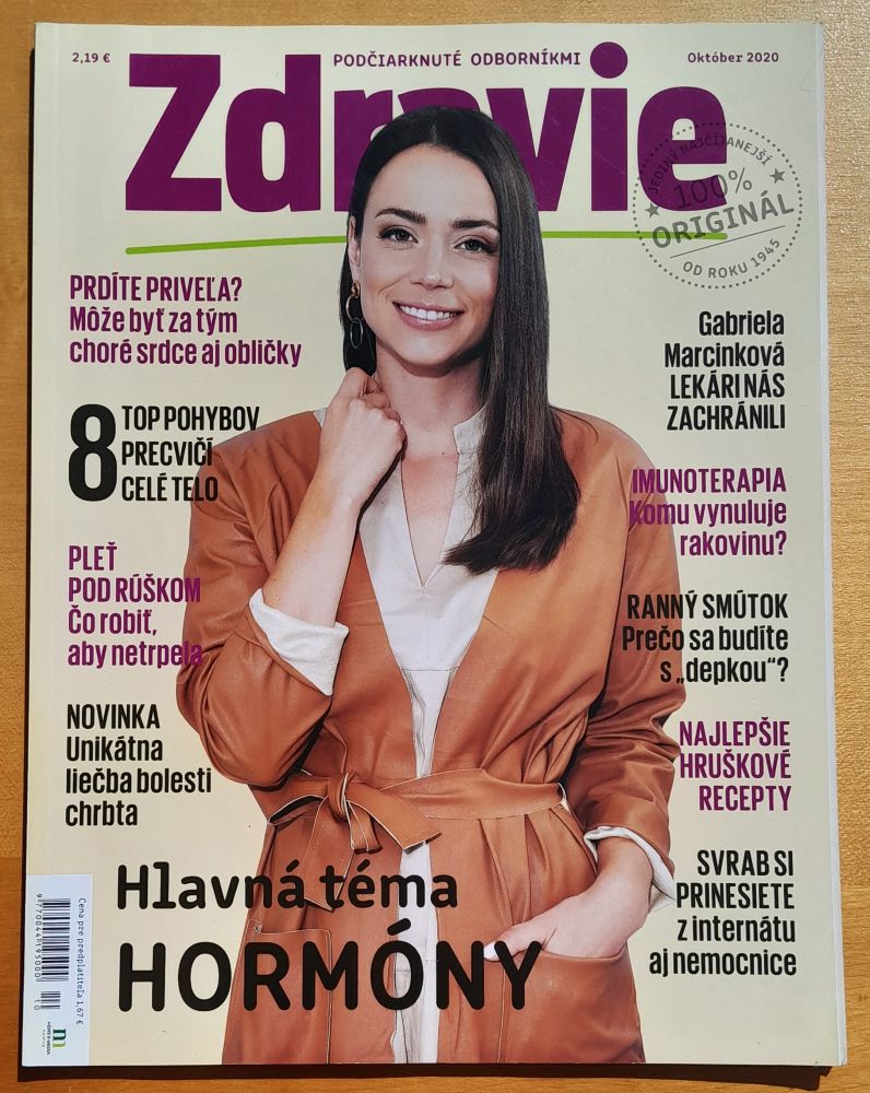 Zdravie - rok 2020, čísla 1., 6., 8., 9., 10., 11., 12..