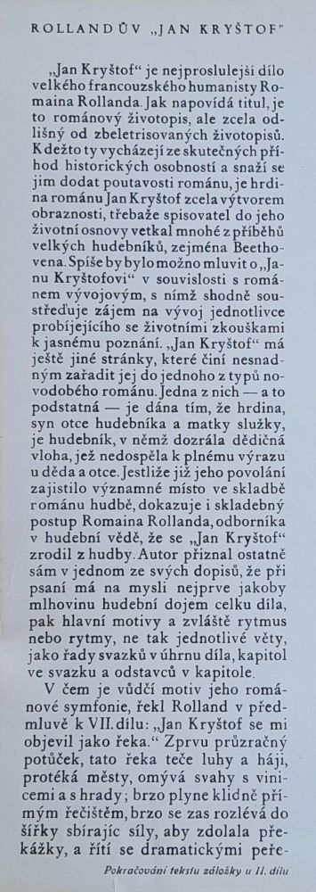 Ján Krištof 1.- 4. / Romain Rolland - Jan Kryštof