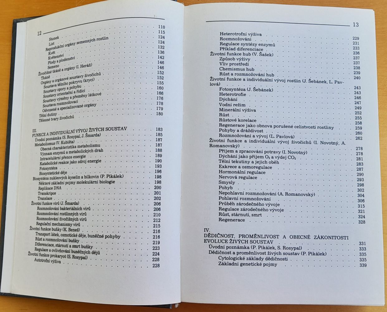 Přehled biologie