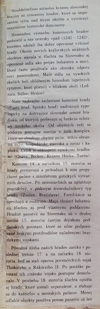 Slovenské hrady / Edícia obrazových publikácií