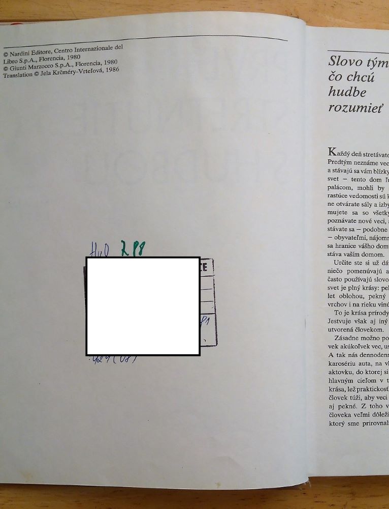Prvé stretnutie s hudbou