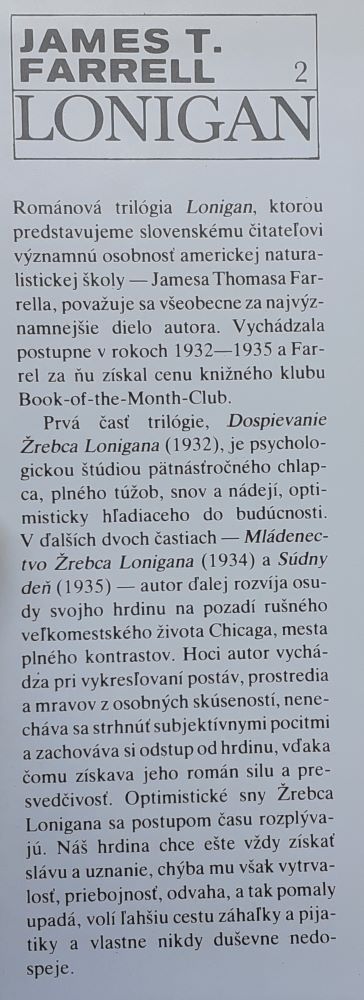 Lonigan I. II.
