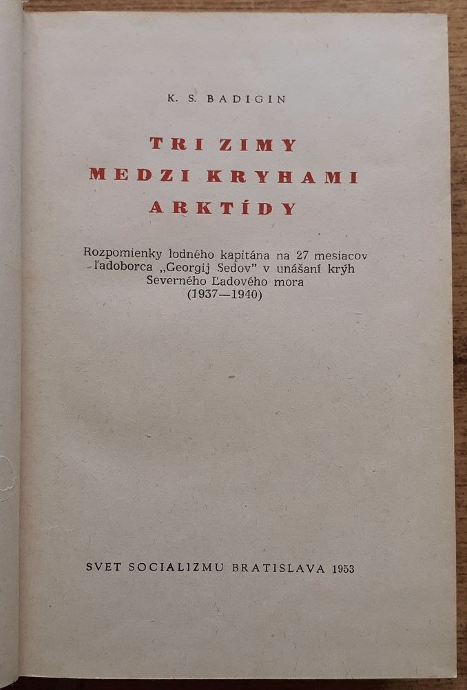 Tri zimy medzi kryhami Arktídy