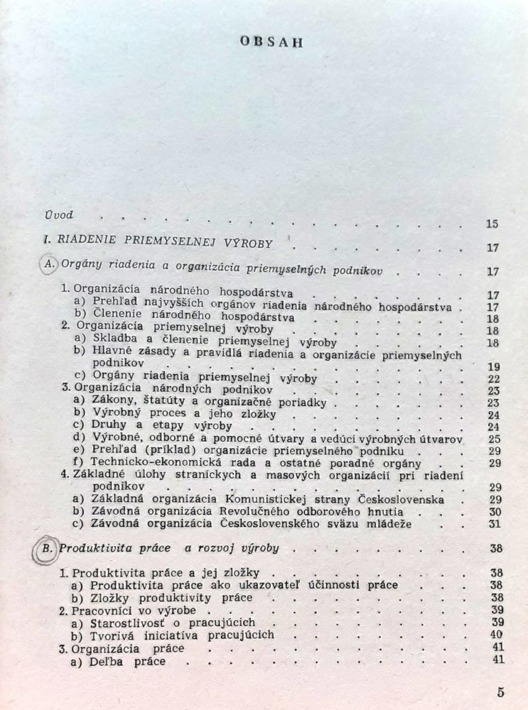 Organizácia a ekonomika strojárskeho priemyslu