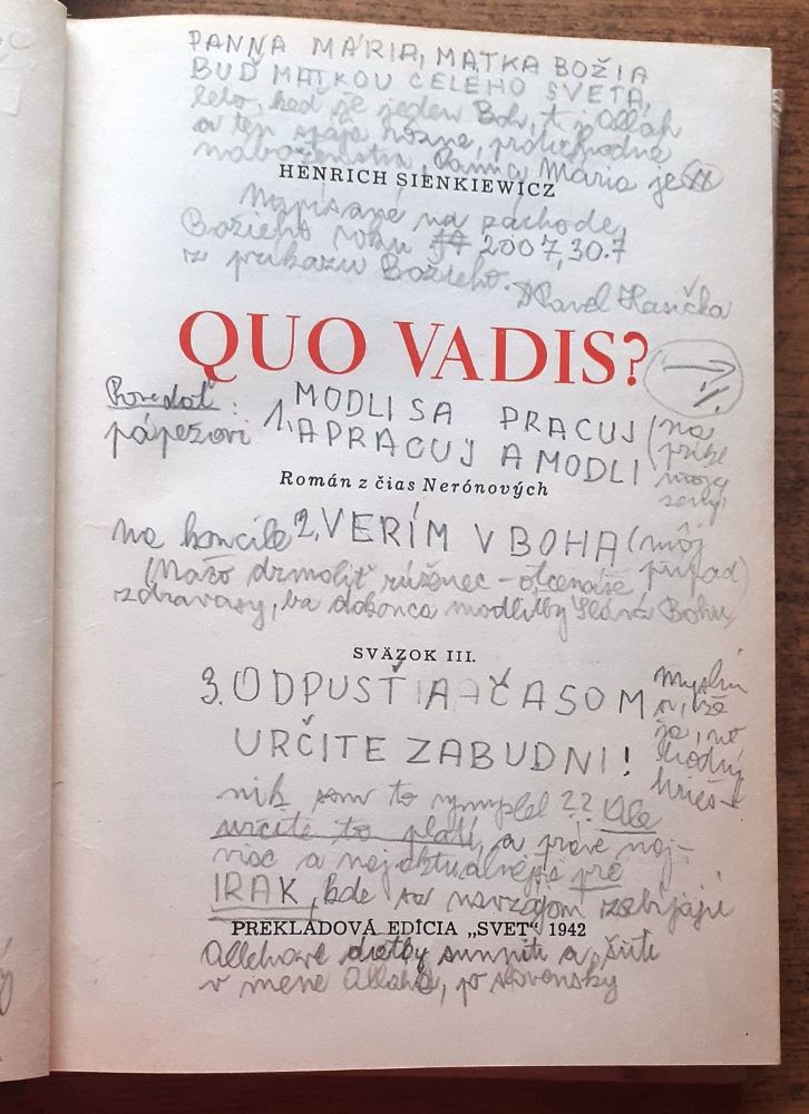 Quo Vadis 1. 2. 3. / Román z čias Nerónových / Prekladová edícia Svet