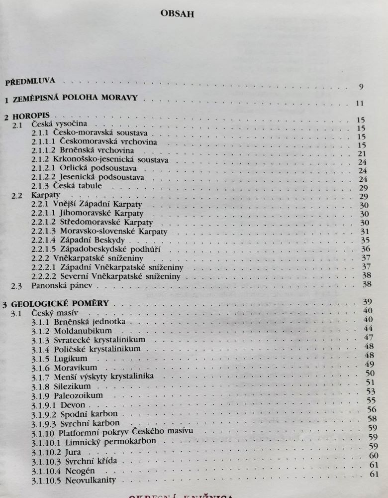 Neživá príroda / Vlastivěda Moravská / Země a lid, nová řada, svazek 1.