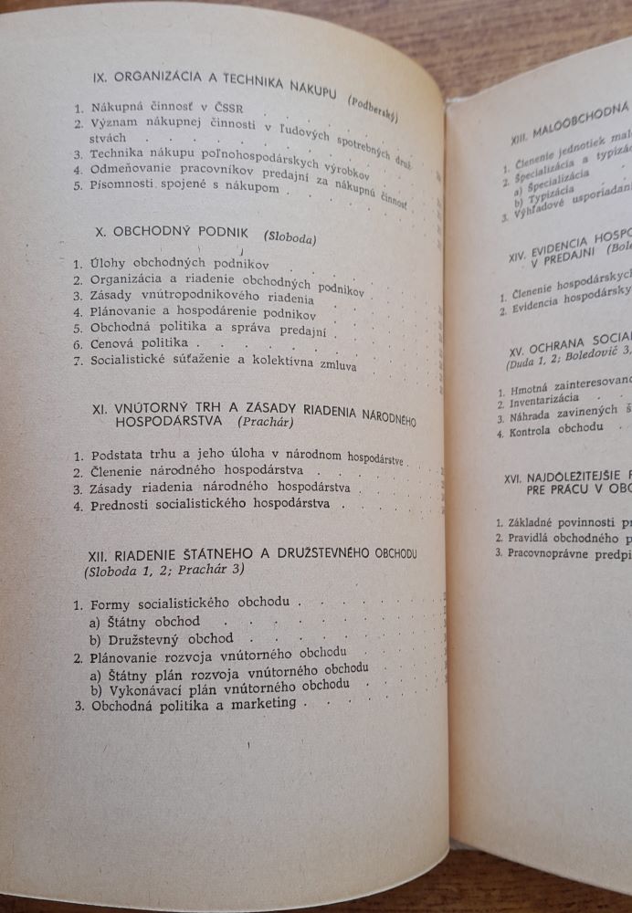 Ekonomika obchodu a technika predaja / Pre 1. 2. a 3. ročník odborných učilišť a učňovských škôl / Učebné odbory predavačské