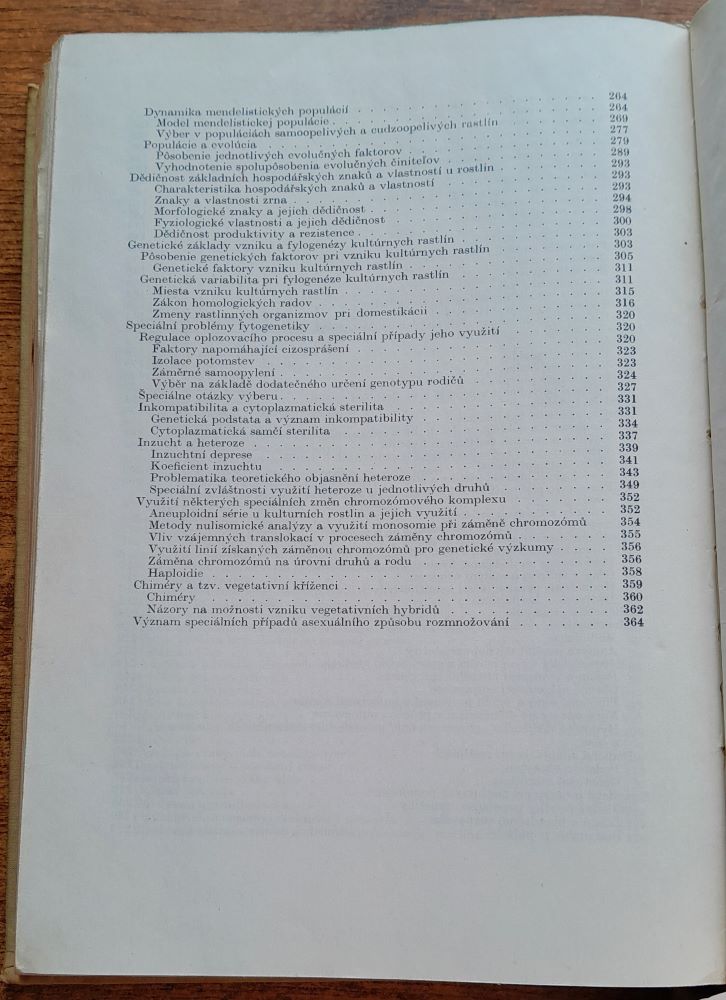 Genetika rastlín / Rastlinná výroba
