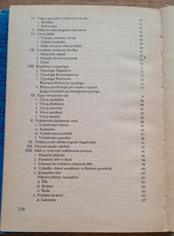 Nárys speciální pedagogiky / Knižnice speciální pedagogiky