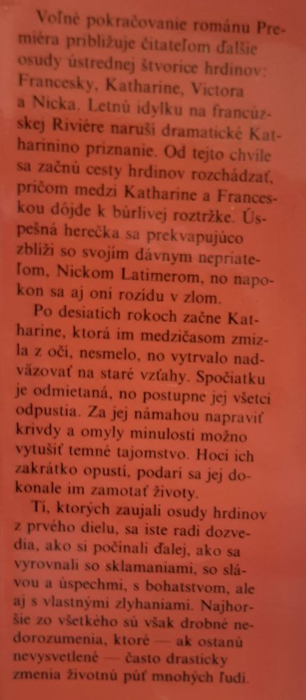 Za hlasom srdca 1. 2. / Premiéra / Koniec predstavenia
