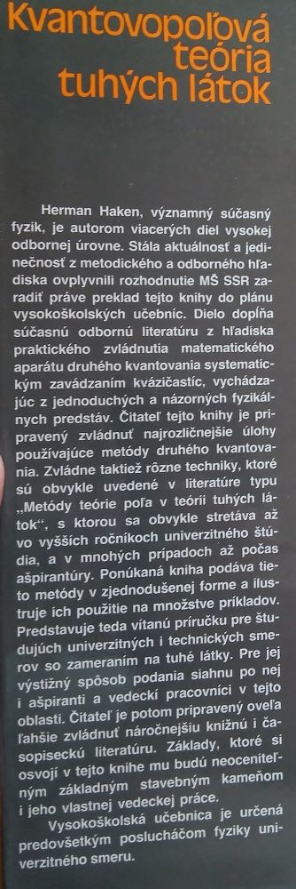 Kvantovopoľová teória tuhých látok