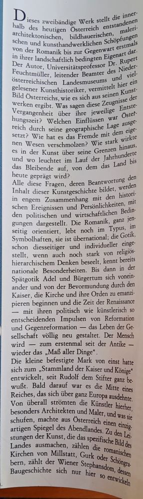 Kunst in Osterreich 1.