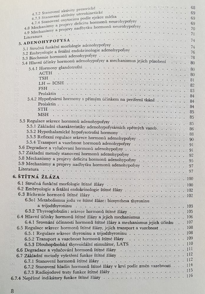 Patofysiologie žláz s vnitřní sekrecí / Patologická fysiologie