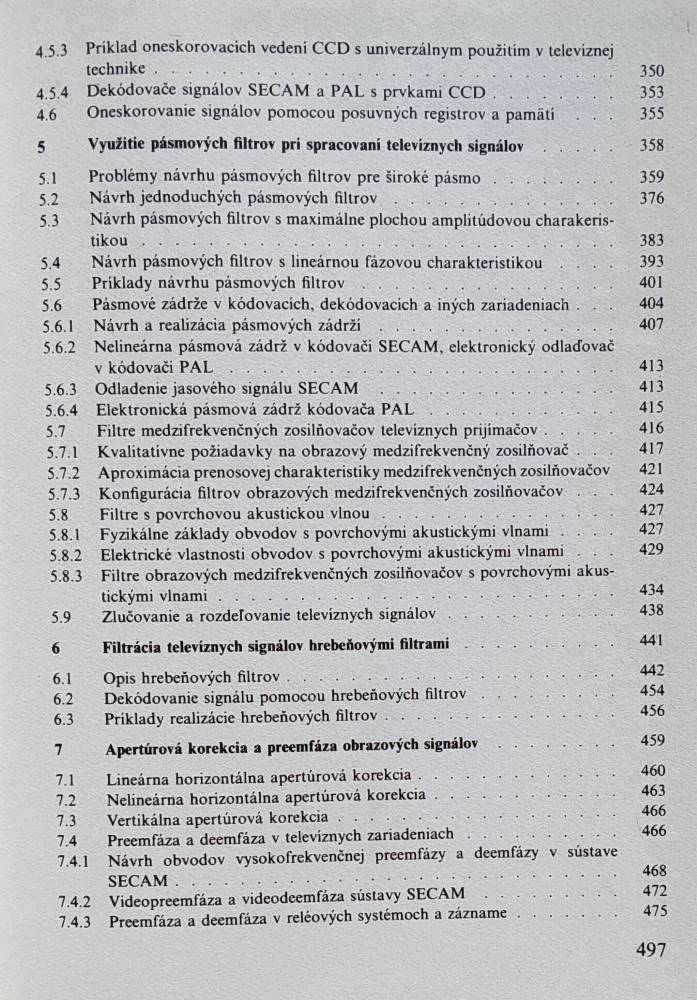 Filtre v televíznej technike / Edície elektrotechnickej literatúry
