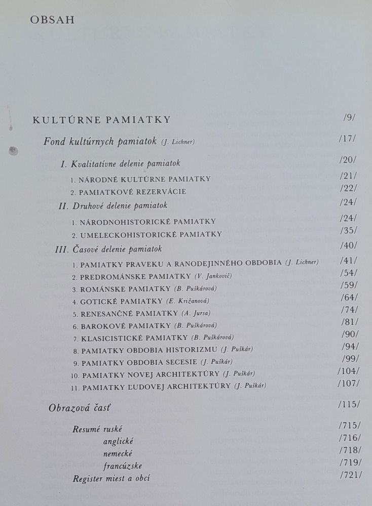 Pamiatky na Slovensku