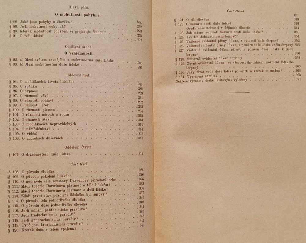 Psychologie + Matrika Dědictví sv. Prokopa - Od počátku r. 1861 až do října 1894 + Stanovy Dědictví svatého Prokopa
