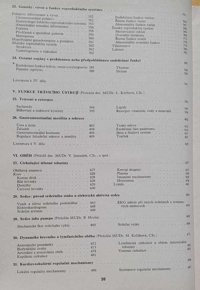 Přehled lékařské fysiologie