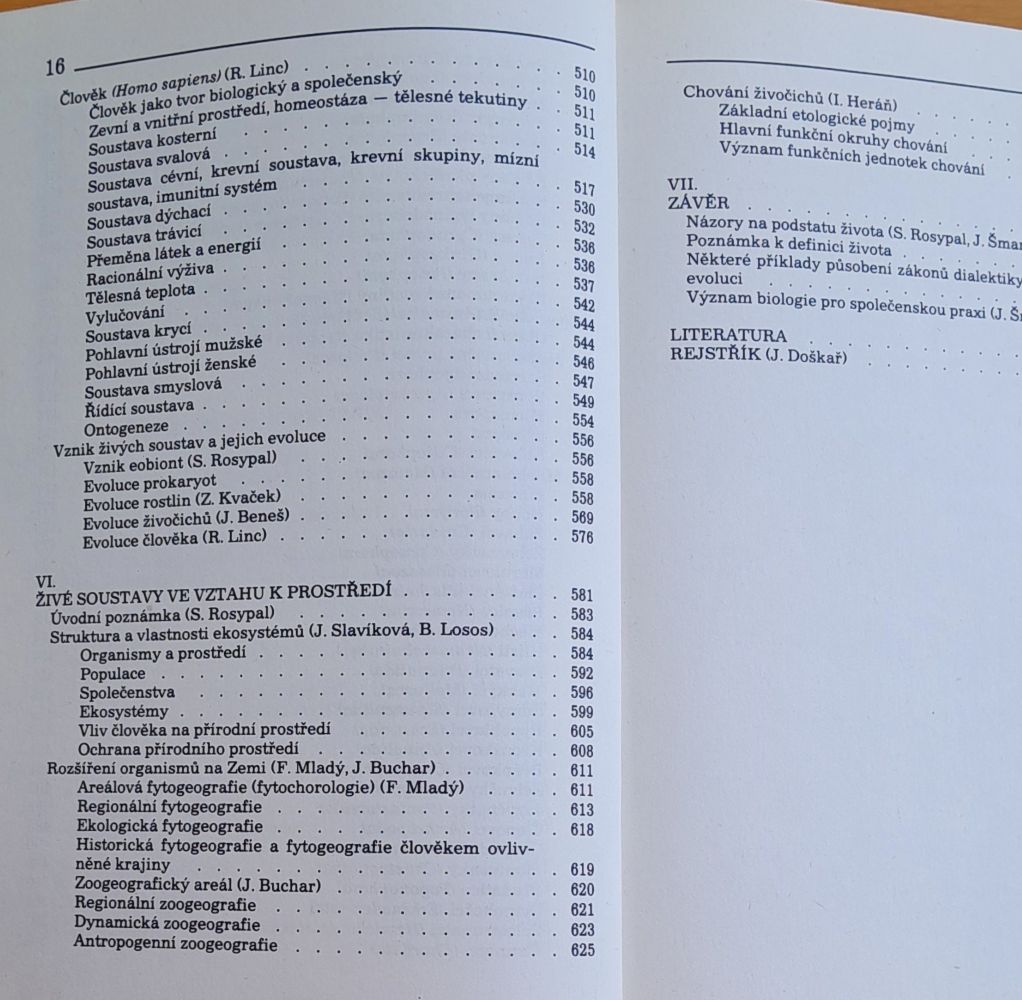 Přehled biologie