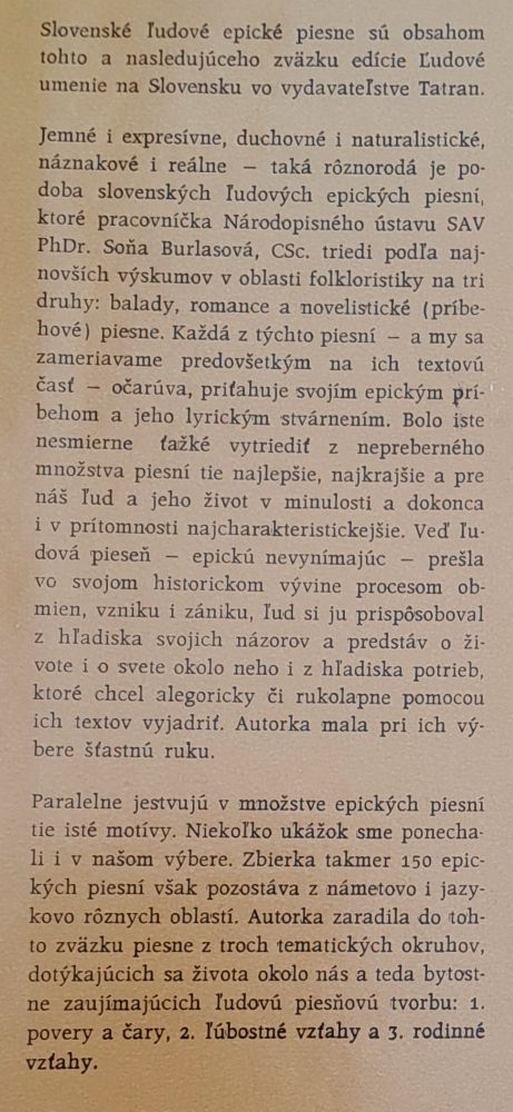 V šírom poli rokyta I. II. / Balady a iné epické piesne