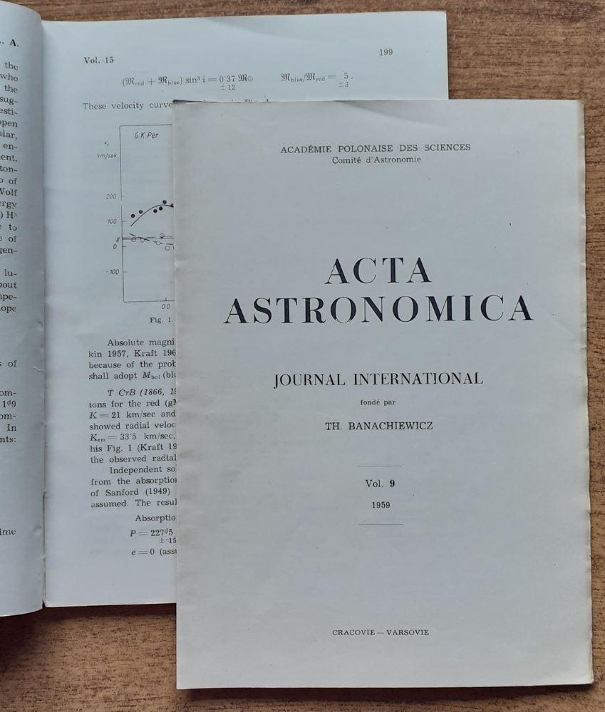 Acta Astronomica / Vol. 15 / 1-3