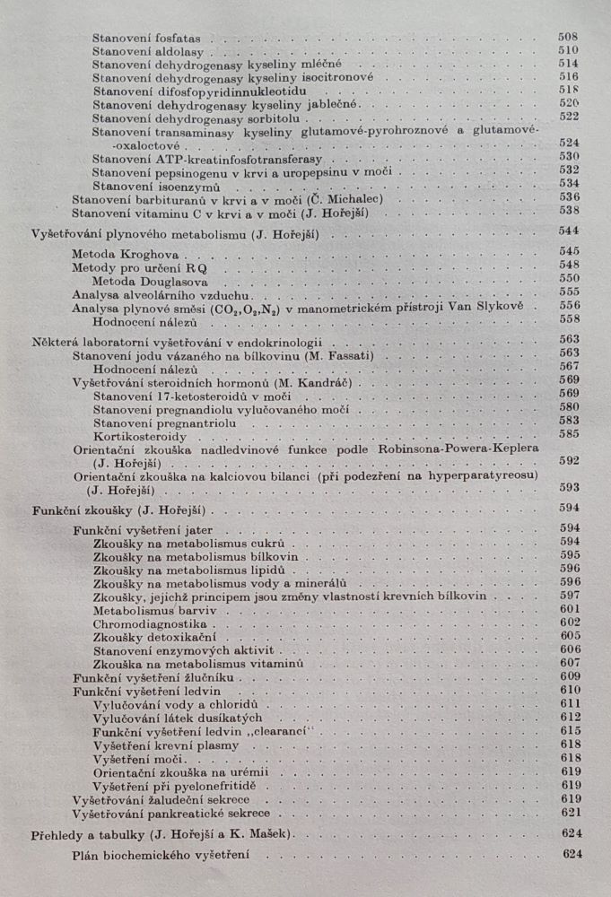 Základy chemického vyšetřování v lékařství