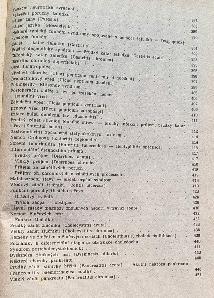 Základy nemocničního a polního vnitřního lékařství