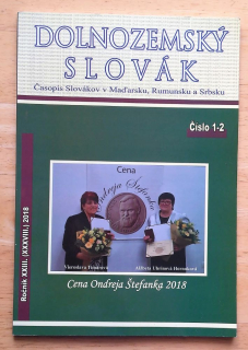 Dolnozemský Slovák / Číslo 1-2 2018
