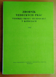 Zborník vedeckých prác Vysokej školy technickej v Košiciach