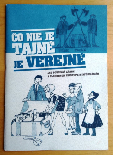 Čo nie je tajné je verejné