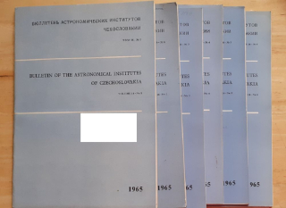 Bulletin of the Astronomical Institutes of Czechoslovakia 1965 / 1-6