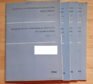 Bulletin of the Astronomical Institutes of Czechoslovakia 1966 / 1-4