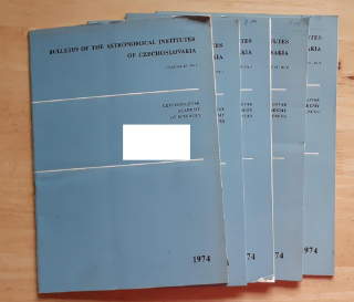 Bulletin of the Astronomical Institutes of Czechoslovakia 1974 / 1-5