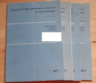 Bulletin of the Astronomical Institutes of Czechoslovakia 1977-2, 3, 5, 6
