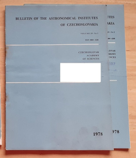 Bulletin of the Astronomical Institutes of Czechoslovakia 1978-1, 2