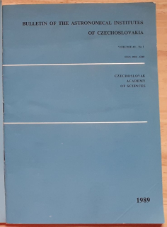 Bulletin of the Astronomical Institutes of Czechoslovakia 1989-1 