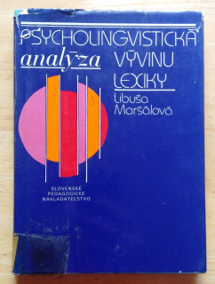 Psycholingvistická analýza vývinu lexiky