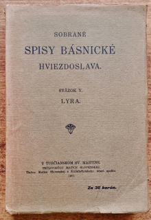 Sobrané spisy básnické Hviezdoslava