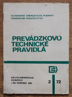 Prevádzkovo technické pravidlá / Sklolaminátové konzoly pre vedenie NN / 2/72