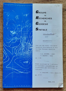 Groupe de recherches de geodesie spatiale / Marec 1976