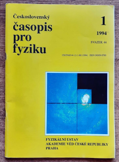 Československý časopis pro fyziku 1 / 1994