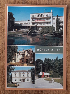 Sliač - Liečebné domy Palace / Amália / Poľana - Mimerálny prameň - 1986