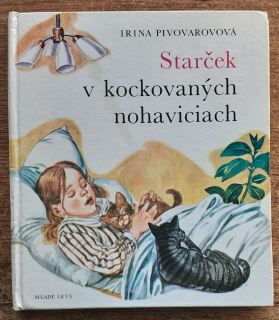 Starček v kockovaných nohaviciach