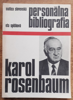 Karol Rosenbaum / Personálna bibliografia