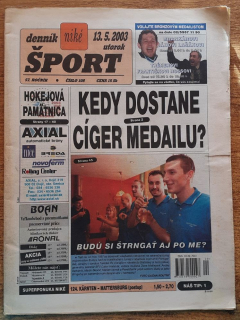 Denník Šport 13.5.2003