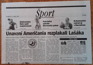 Šport 10. mája 2004