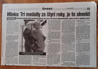Šport 15. mája 2003